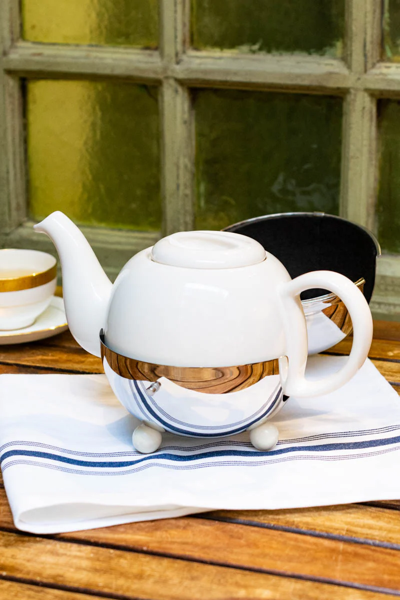 Mariage Frères Art Deco Large Insulated Teapot - Image 3